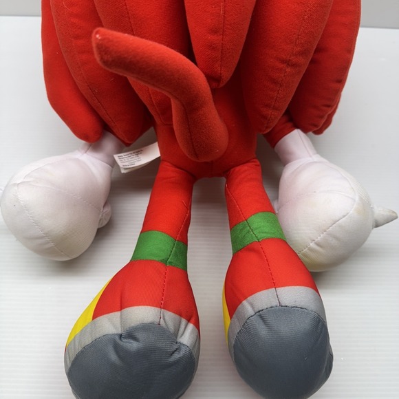 Toy Factory Sonic the Hedgehog Knuckles the Echidna Plush 18" SEGA - Picture 6 of 6
